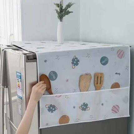 Refrigerator Top Cover Dust Proof Decorative Fridge Cover for Washing Machine Dryer & Home Appliances