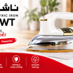 National NI-21AWT Electric Iron | Powerful Heating, Adjustable Temperature Control & Smooth Non-Stick