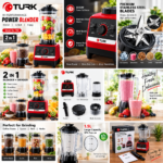 TURK 2-in-1 Blender & Grinder 1000W – High Performance Kitchen Blender - Image 3