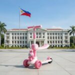 3 Wheel Kids Scooter with Cute Cartoon Character, Adjustable Handlebar and Wide Footboard - Image 4