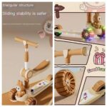 3 Wheel Kids Scooter with Cute Cartoon Character, Adjustable Handlebar and Wide Footboard - Image 6